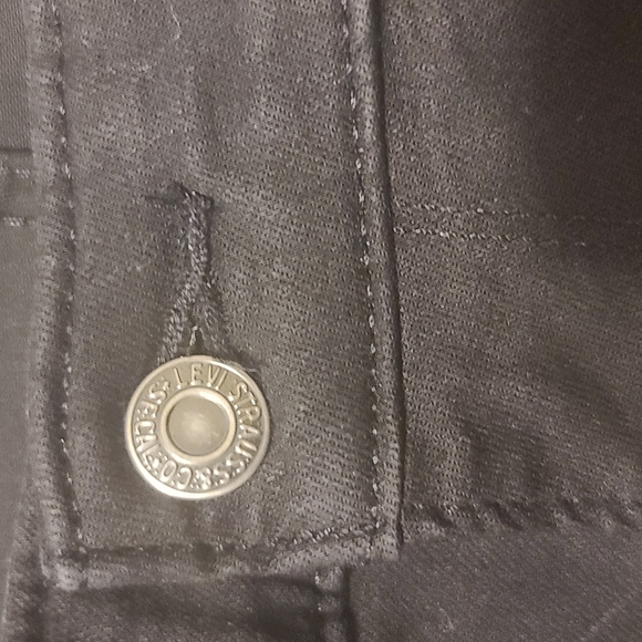 Levi's Women Skinny Ripped Jeans Size 22W Black - Picture 6 of 8